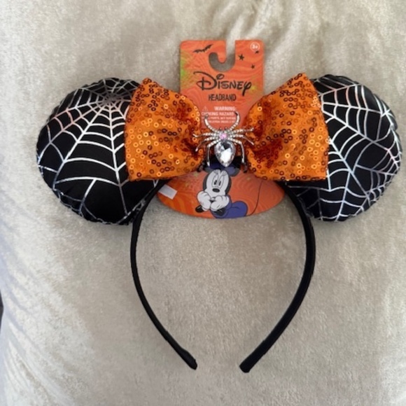 Disney Halloween Sparkly Headband with rhinestone spider - Picture 1 of 1